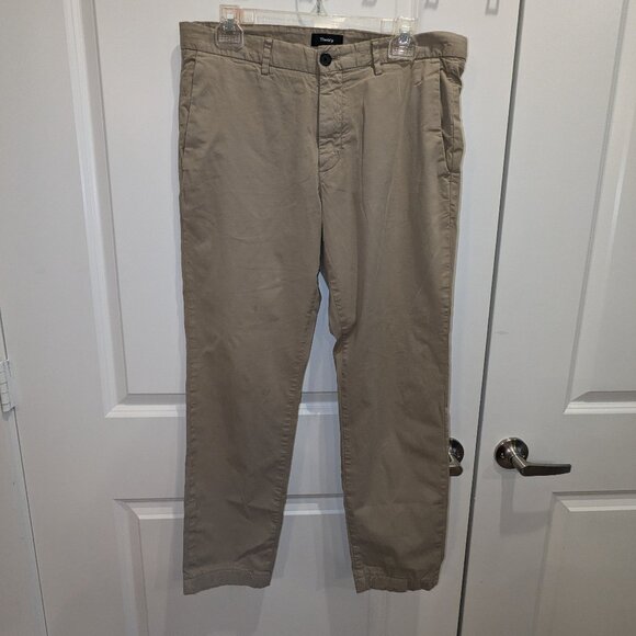 Theory Men's Khaki Pants SZ33 - Picture 1 of 4